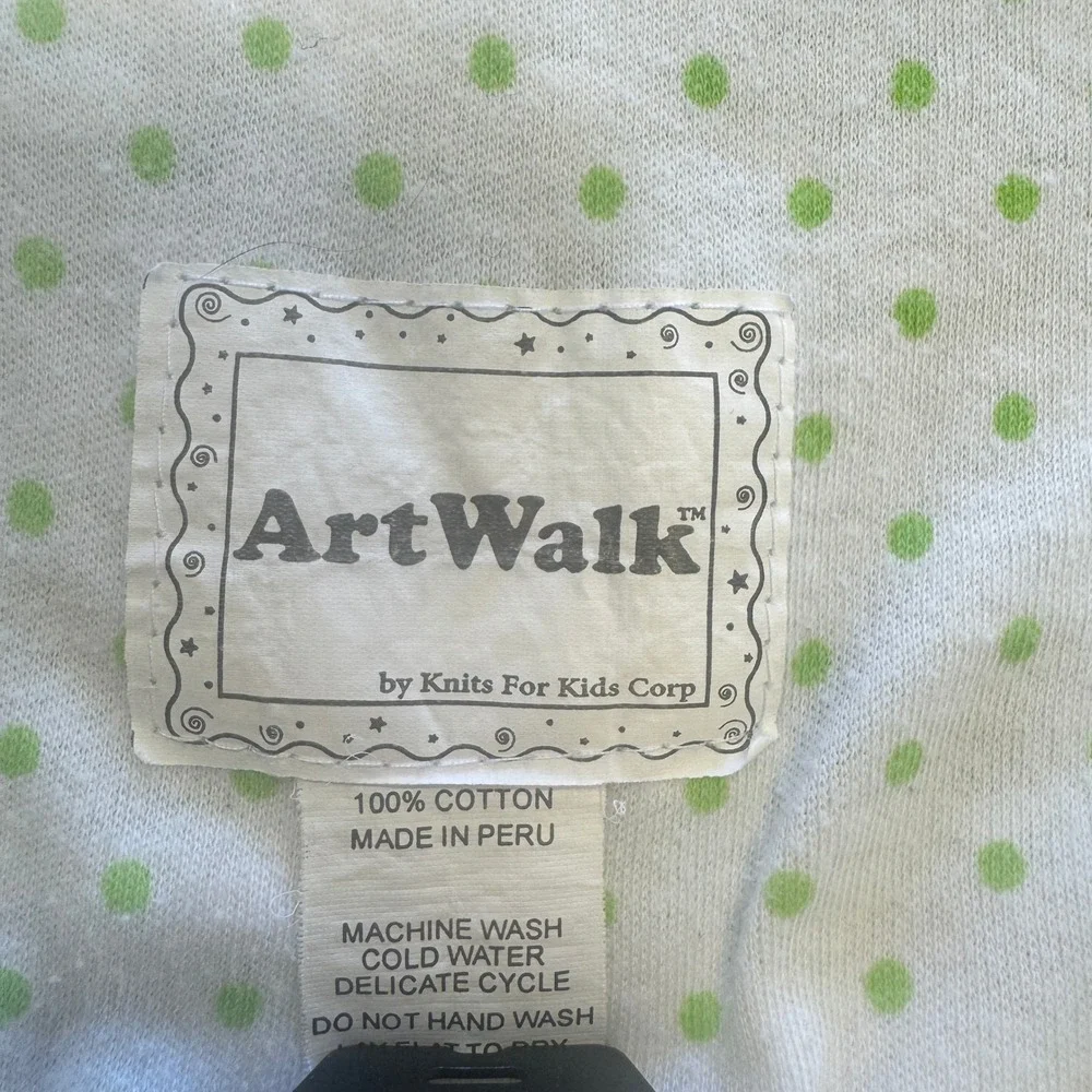 Neiman Marcus Art Walk Nursery Baby Blanket Safari‎ Animal Polka Dot Cotton OS